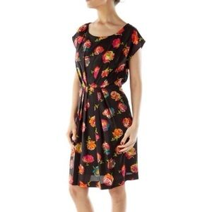 Betsey Johnson Chic Vibrant Rose Floral Mini Dress Women’s Size 2 XS